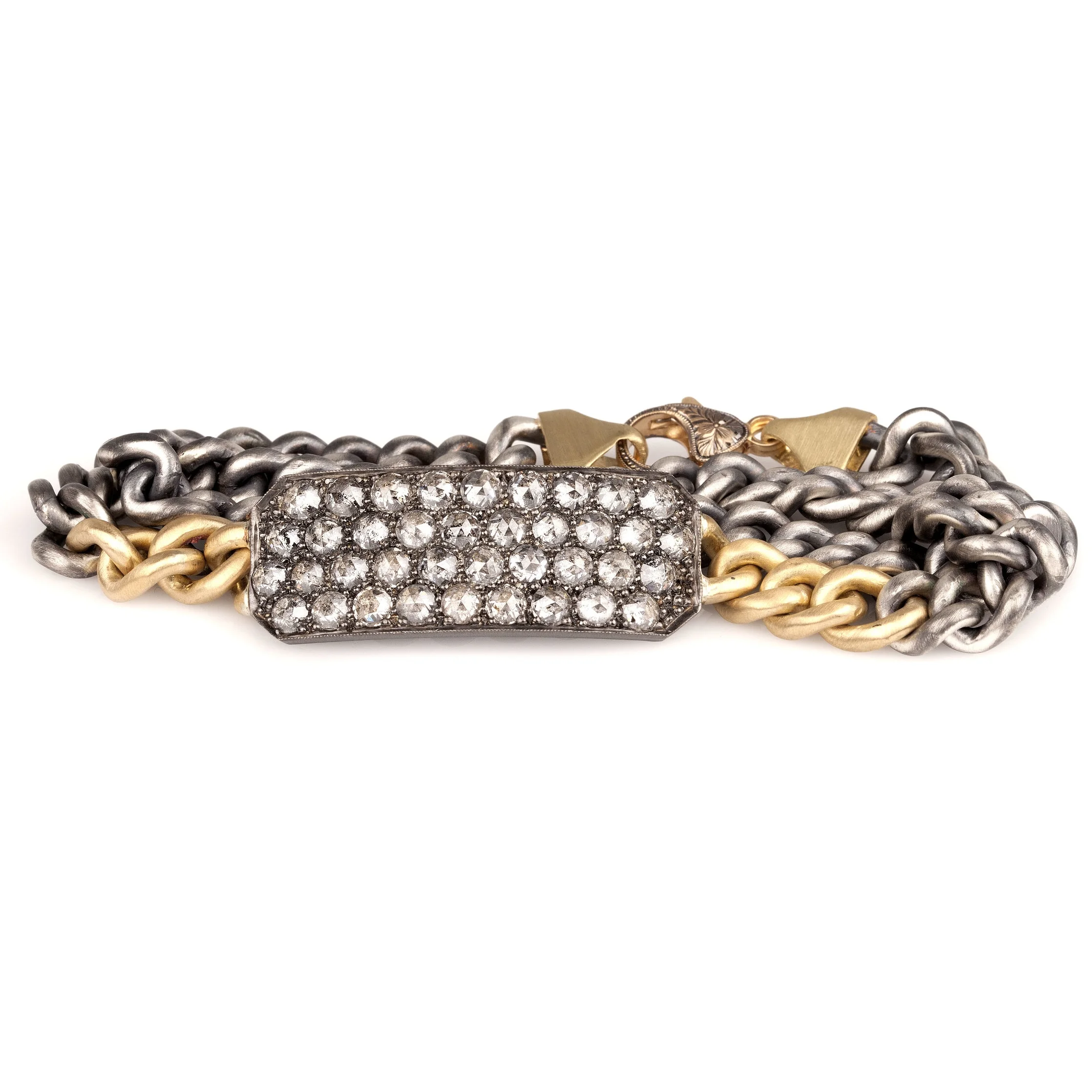 Grey Diamond Ten Table Bracelet