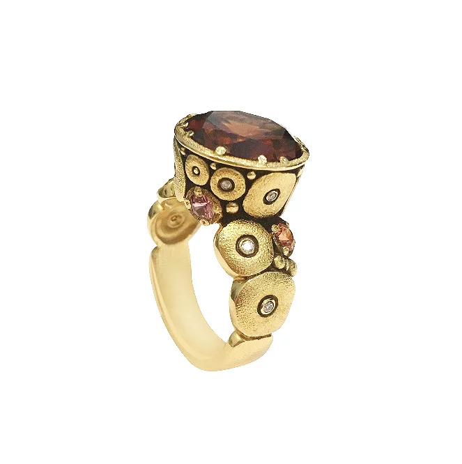 R-115 Orchard ring with Zircon