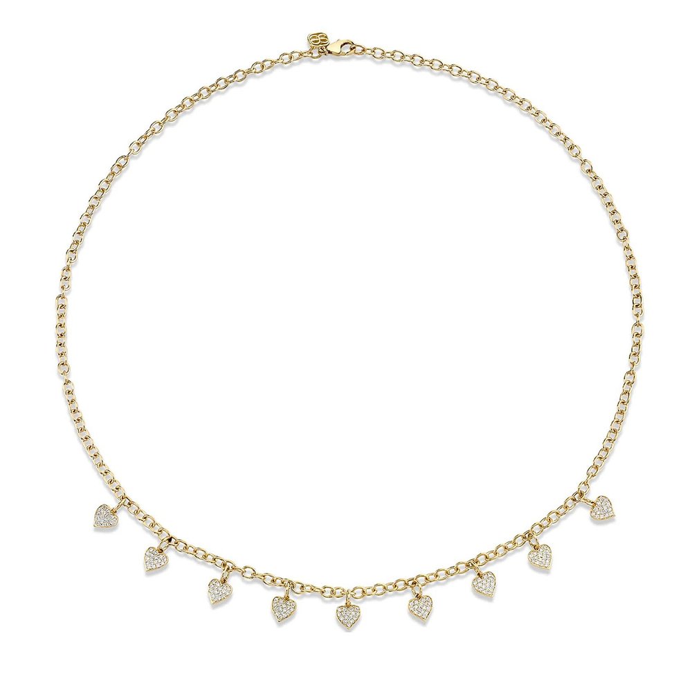 Sydney Evan | Shop Sydney Evan 14K Gold & Diamond Multi-Charm Necklace