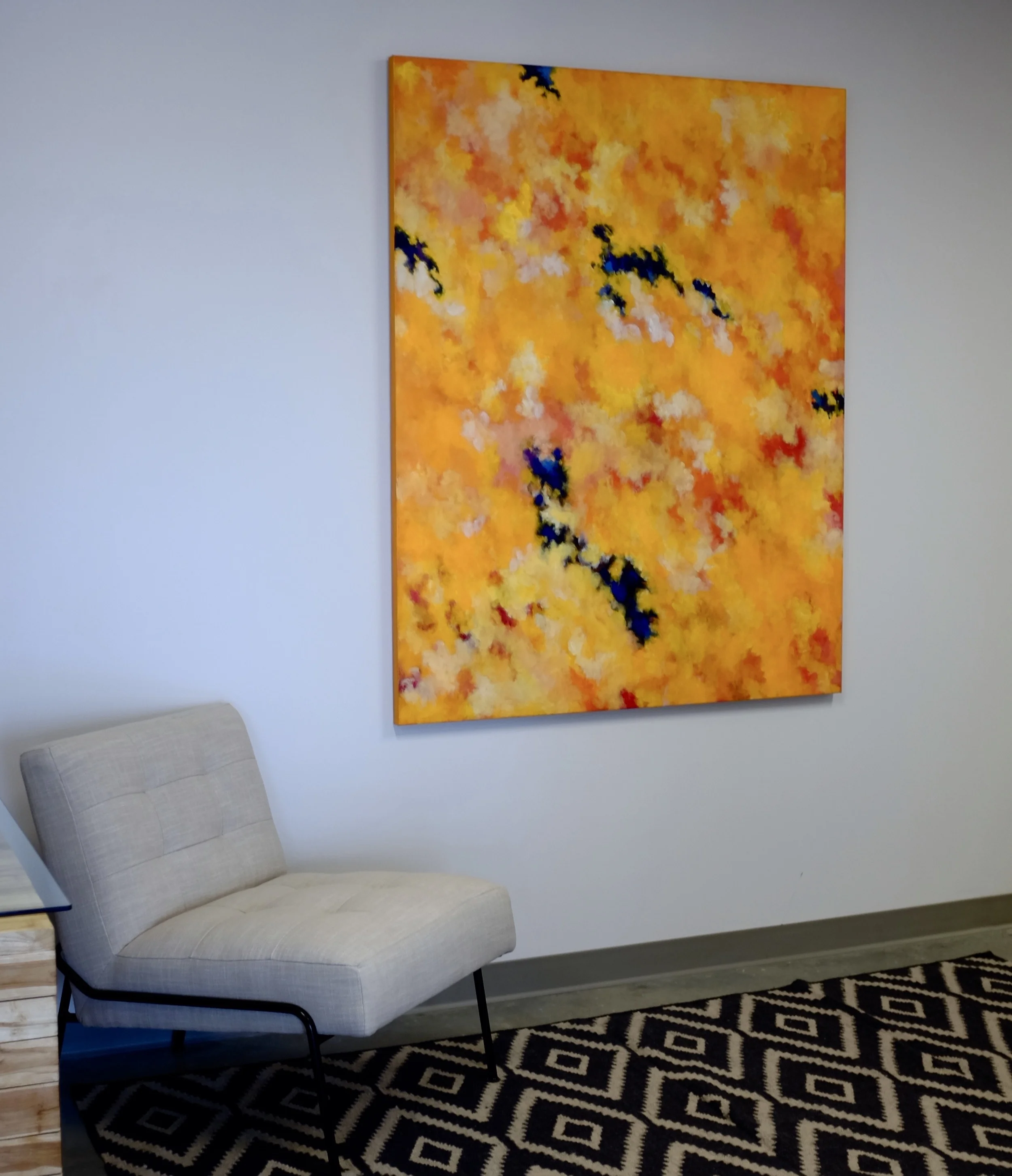 STEELE II, 2015 49" x 63" CANVAS