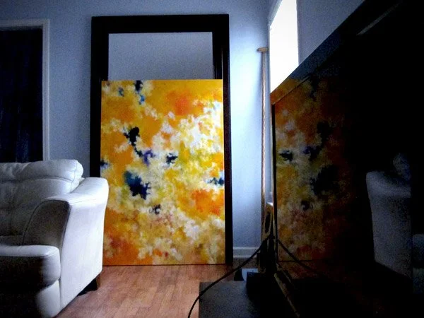  UNTITLED ,  2012*  40” x 60” CANVAS  * Originally painted earlier, stored, and finished in 2012 