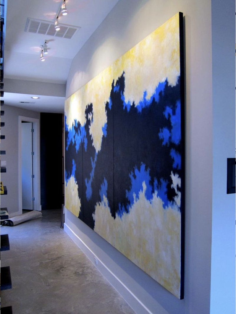  TRANSIER, 2012  84” x 144” CANVAS 