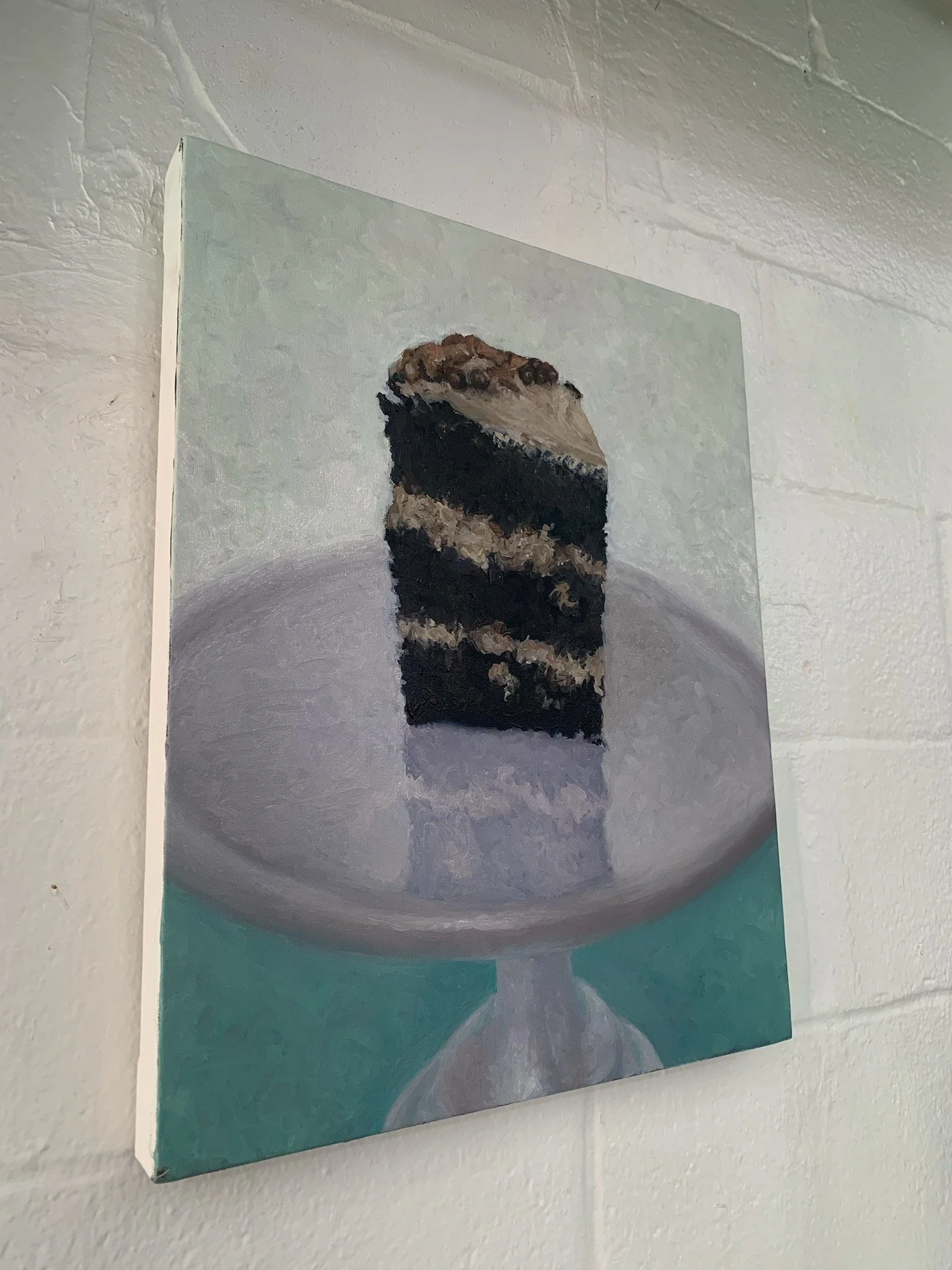  VERUCA SALT CAKE (one slice), 2020  14” x 20” CANVAS 