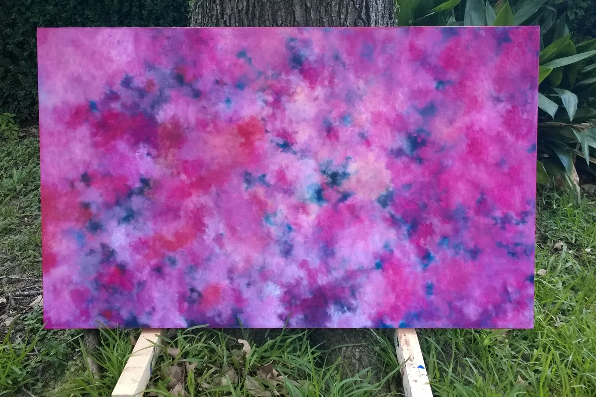  RAKESH (THE SNAPSTREAM PAINTING), 2015  31” x 51” 