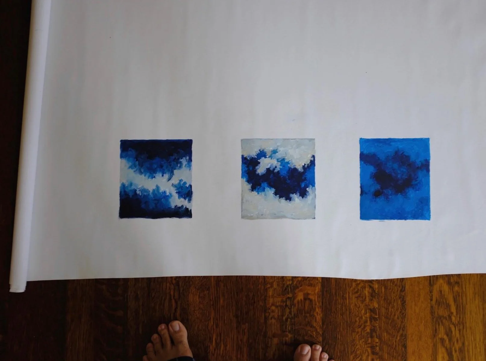  UNTITLED COLOR STUDIES, 2019  ~ 6” x 6.75” UNSTRETCHED CANVAS 
