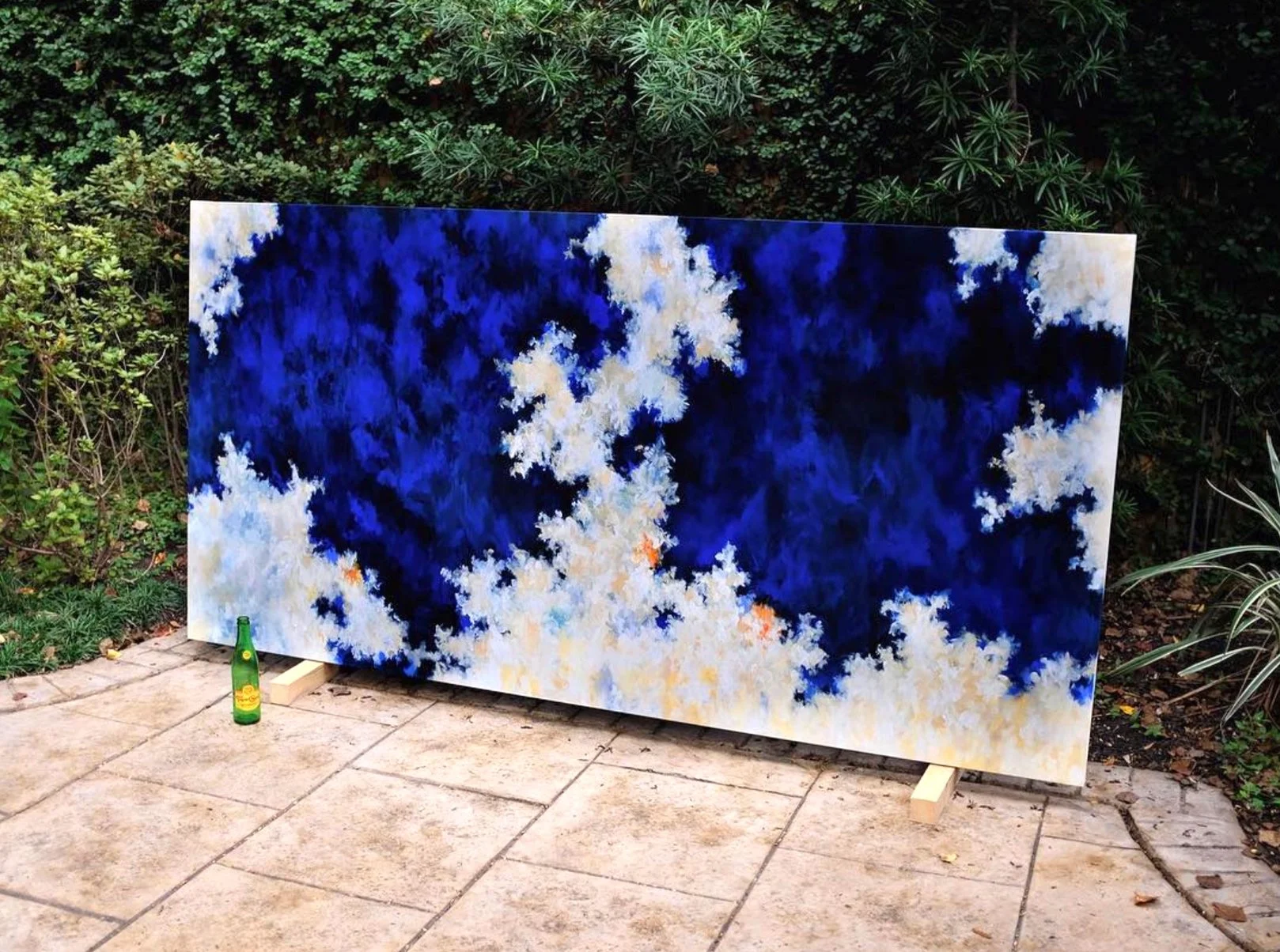  FRANK PAINTING (WHAT DO YOU WANT?)…, 2018  42” x 84” CANVAS 