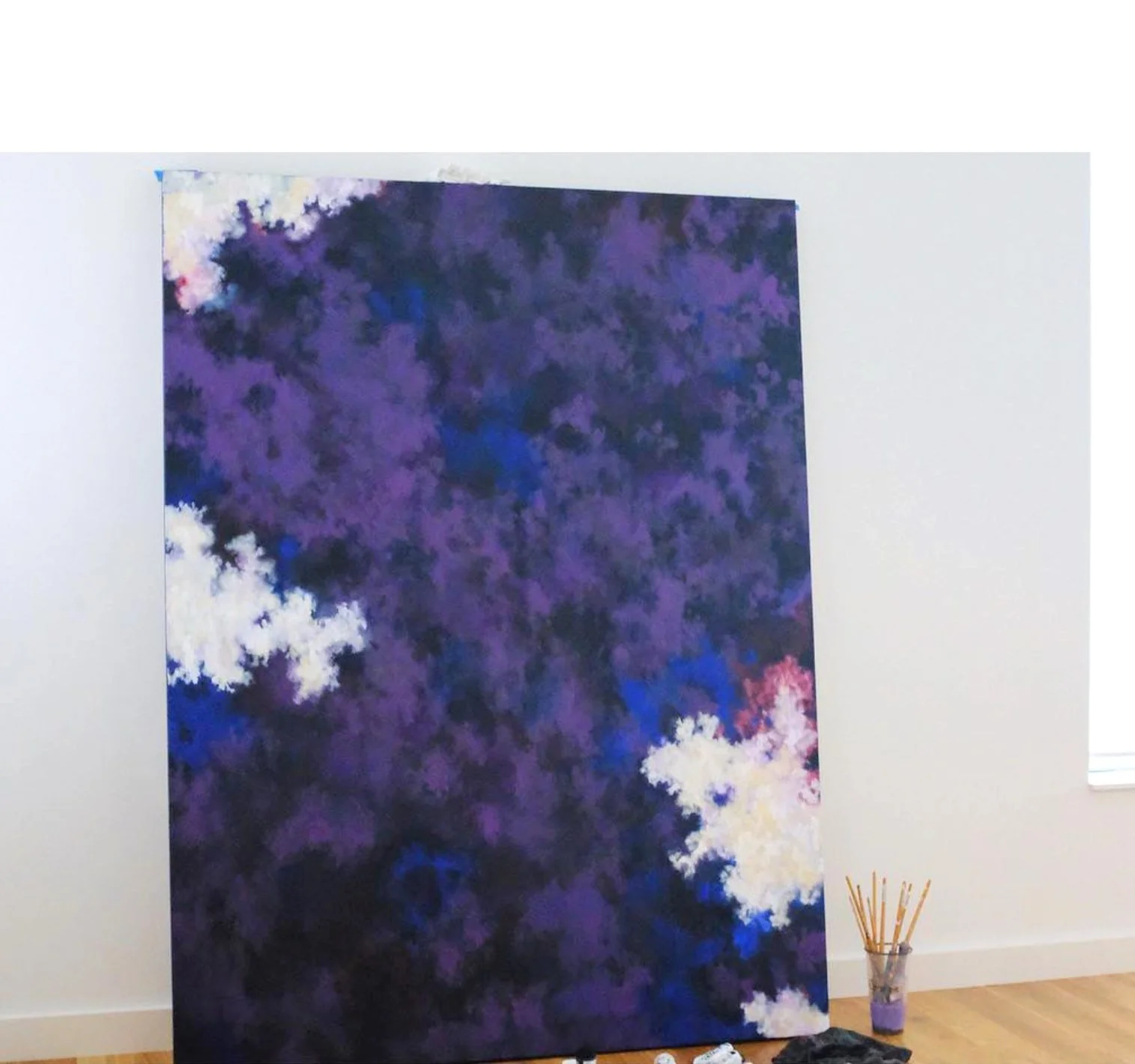  THE WIPERS DON'T WORK BROTHER JAY (PURPLE NURPLE II), 2019  54” x 72” CANVAS 