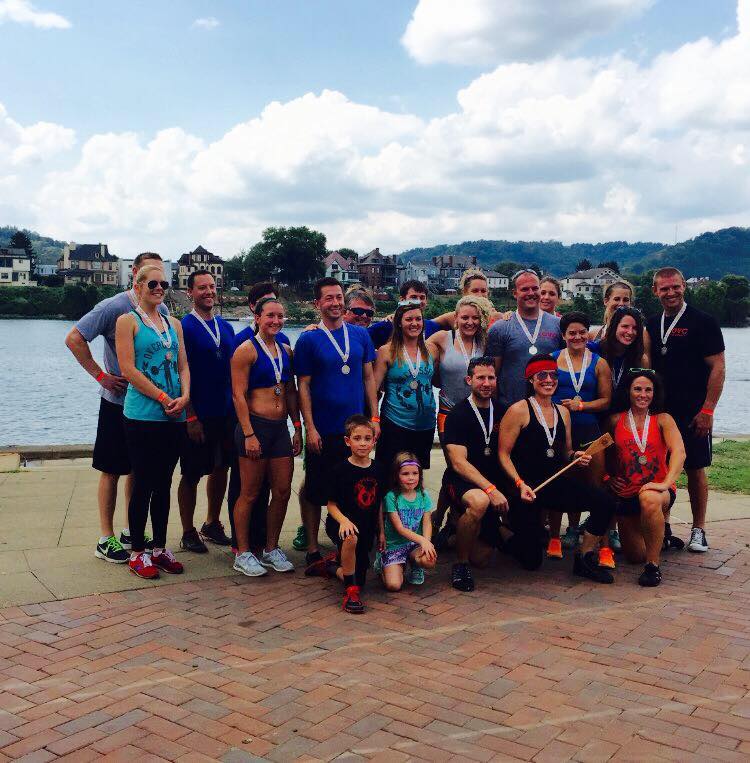 One more quick congratulations to our OV CrossFit Dragon Boat Team who took 1st Place in Wheeling's Inaugural Dragon Boat Race! Now let's start practicing for next year...