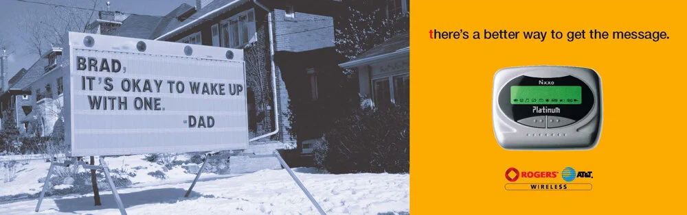   WRITER:  Jonathan Careless   ART DIRECTION:  Catherine Wong  CREATIVE DIRECTION:  Marta Cutler, Dave Kelso   AGENCY:  MacLaren McCann   CLIENT:  Rogers Wireless 