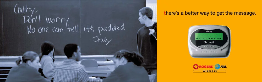   WRITER:  Jonathan Careless   ART DIRECTION:  Catherine Wong  CREATIVE DIRECTION:  Marta Cutler, Dave Kelso   AGENCY:  MacLaren McCann   CLIENT:  Rogers Wireless     