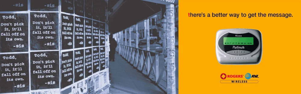   WRITER:  Jonathan Careless   ART DIRECTION:  Catherine Wong  CREATIVE DIRECTION:  Marta Cutler, Dave Kelso   AGENCY:  MacLaren McCann   CLIENT:  Rogers Wireless 