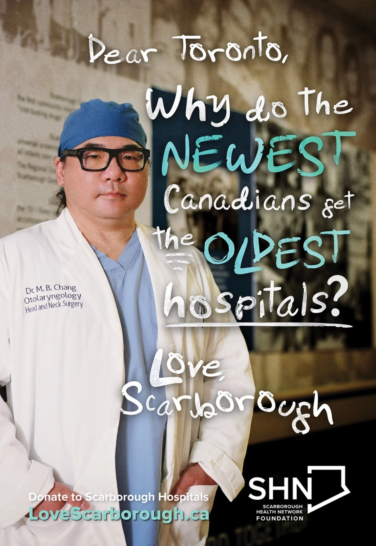   WRITERS:  Jonathan Careless, Noah Feferman  ART DIRECTION:  Heather MacDonald, Brian Allen   CREATIVE DIRECTION:  Brian Murray, Noah Feferman, Brian Allen, Megan Farquhar   AGENCY:  Ogilvy  CLIENT:  SHN Foundation 