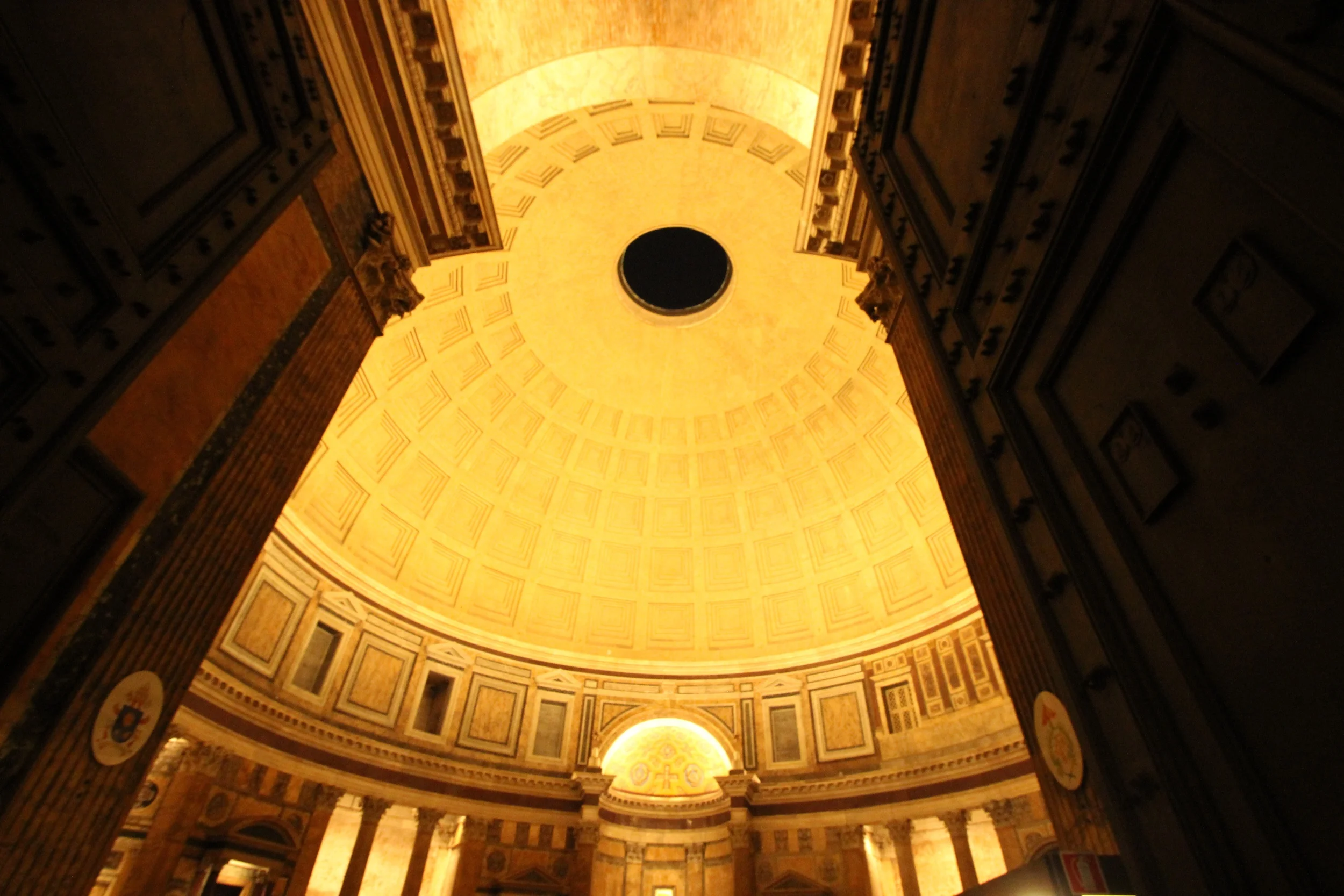   Pantheon  Rome, Italy    Built in 118-128 AD, the Pantheon in Rome is one of the best-preserved Ancient Roman buildings. The interior dome, formally lit with inefficient and hard to maintain metal halide luminaires, was retrofitted in 2013 with a d