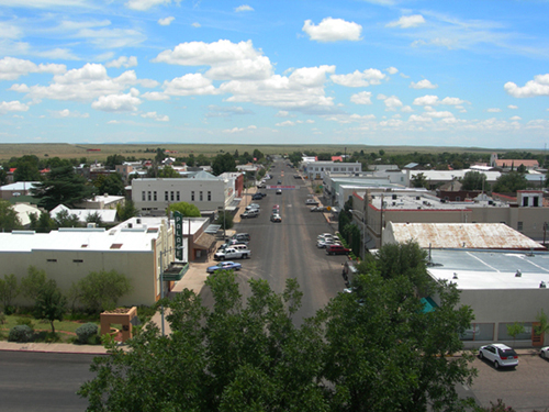 Parting shot from the Presidio County Courthouse, Marfa, Texas