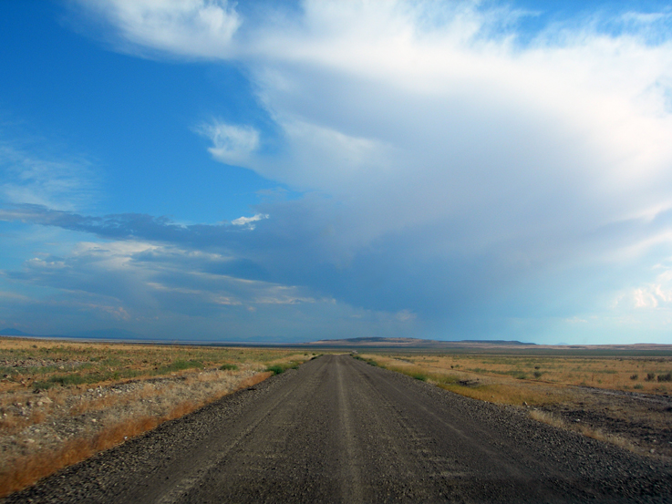 The road to Spiral Jetty