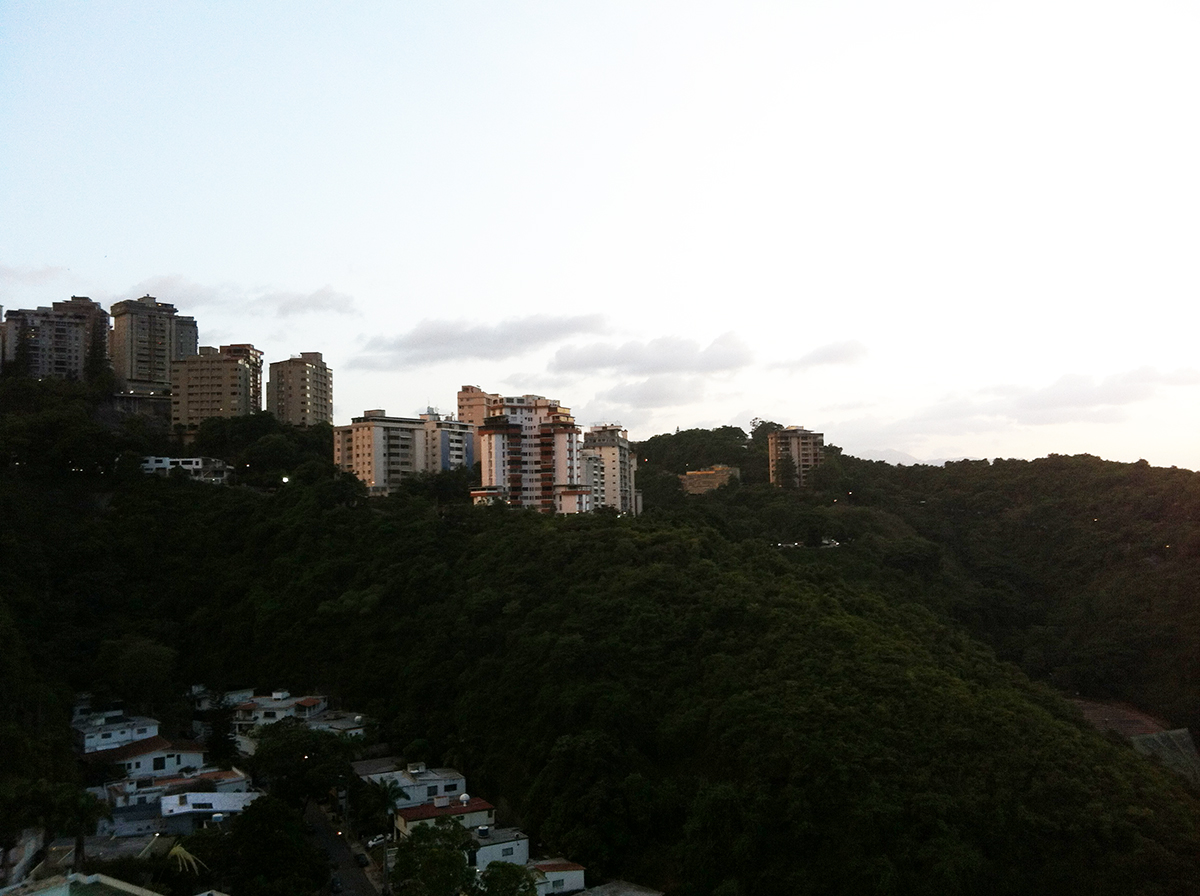 Caracas at sunset