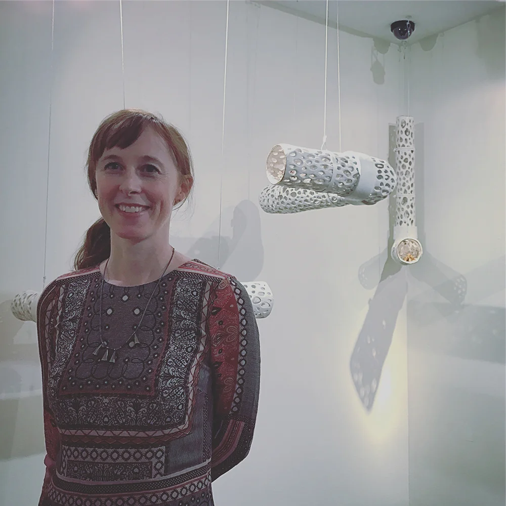 Jessica Kreutter aglow at her opening