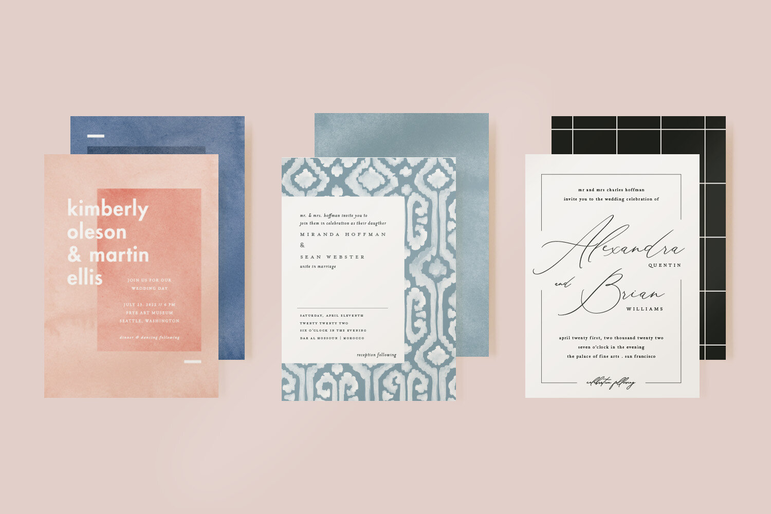 Lis Conley Design | 2019 Wedding Stationery Assortment