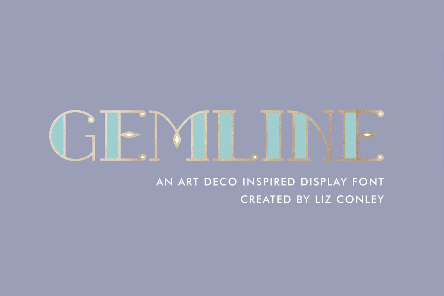 Liz Conley Design | Gemline Typeface