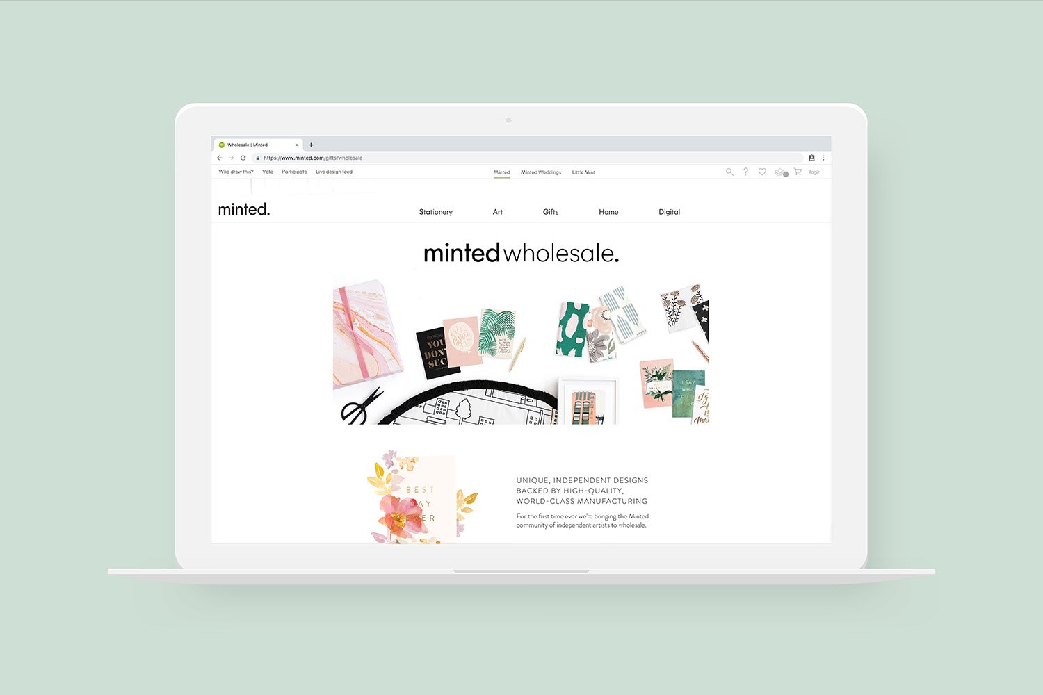 Minted | Wholesale Launch