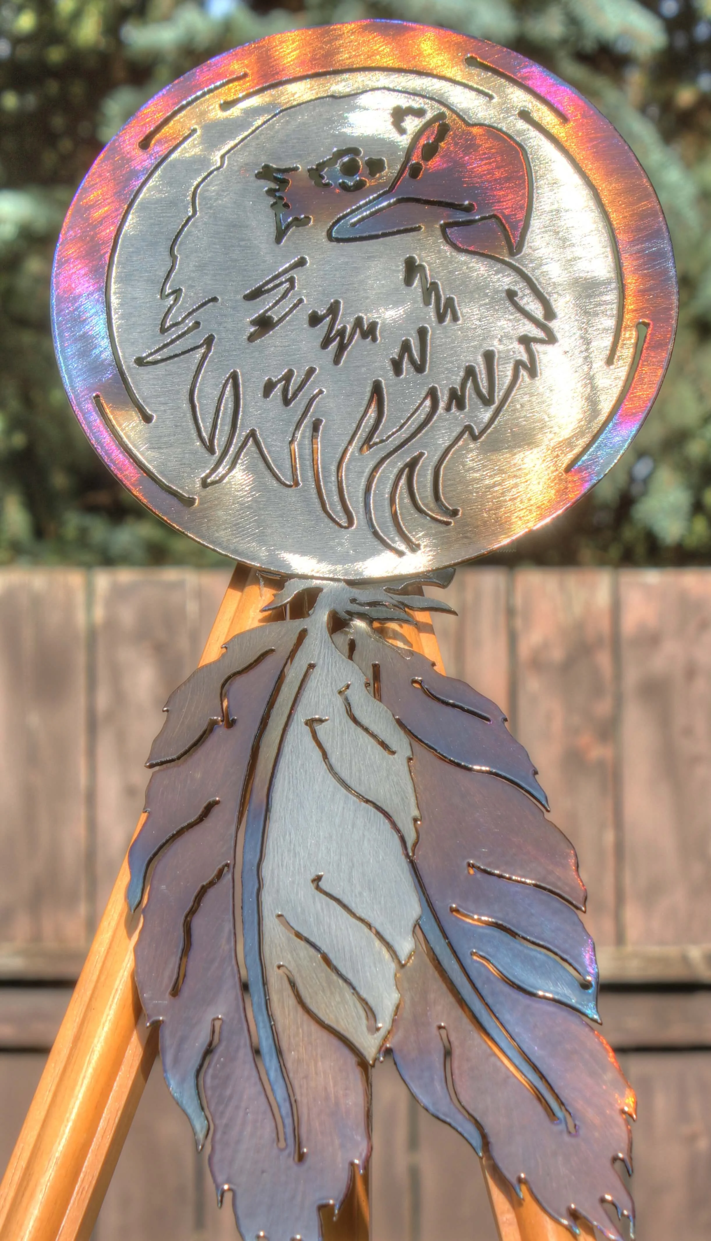 Eagle Head 2 Feathers 3