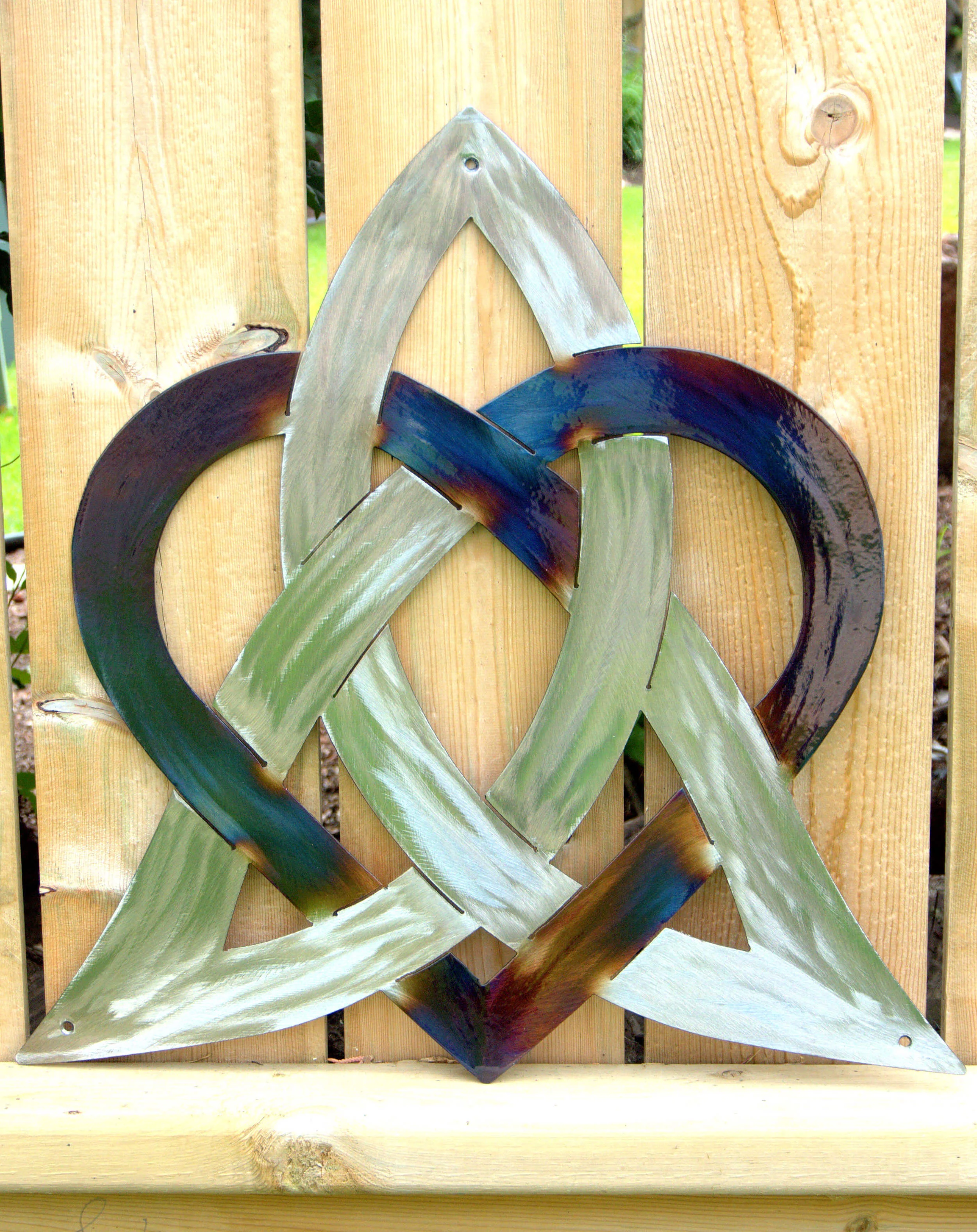 Celtic Knot Heart metal art