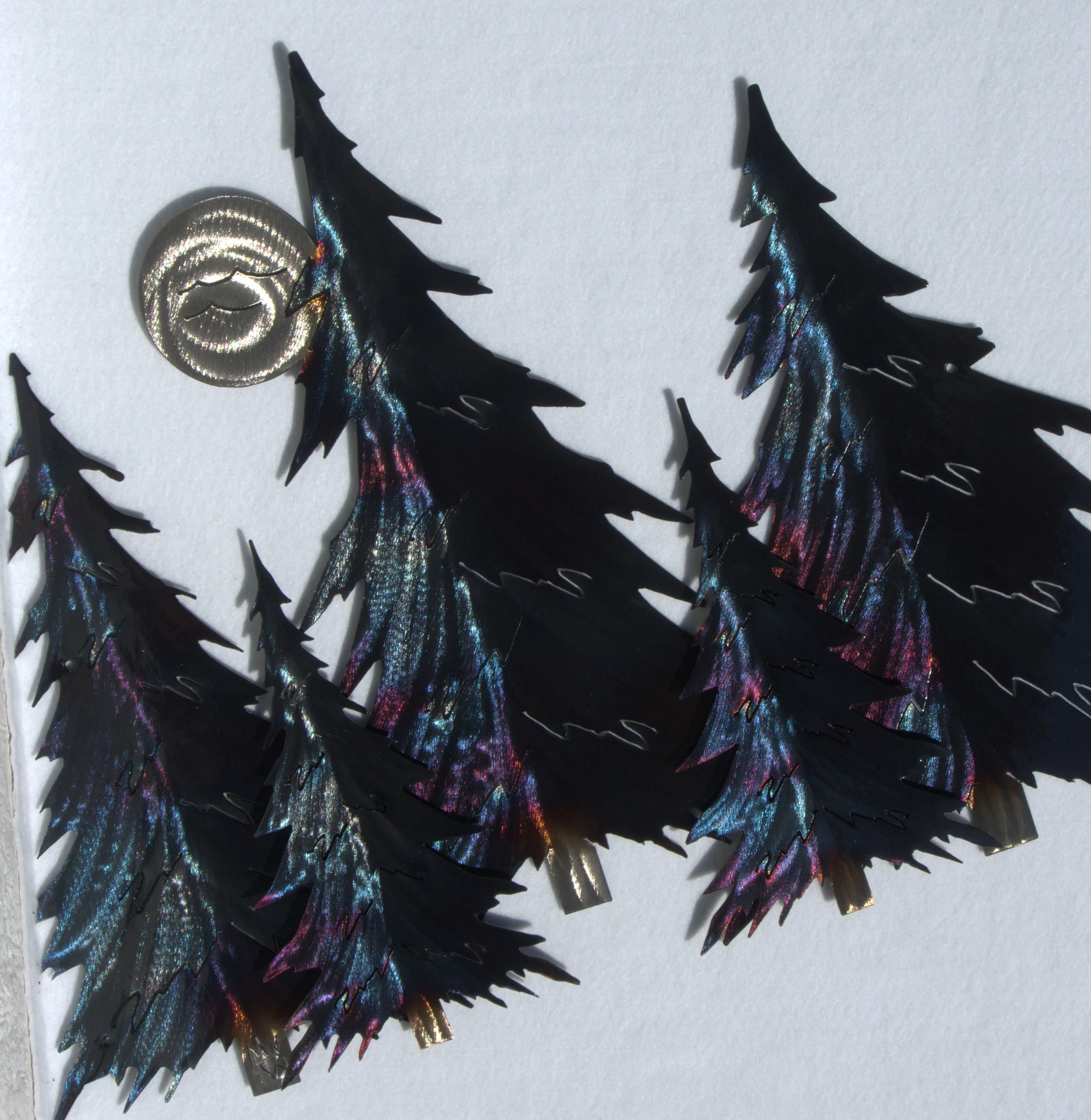 Pine Tree Metal Art 5