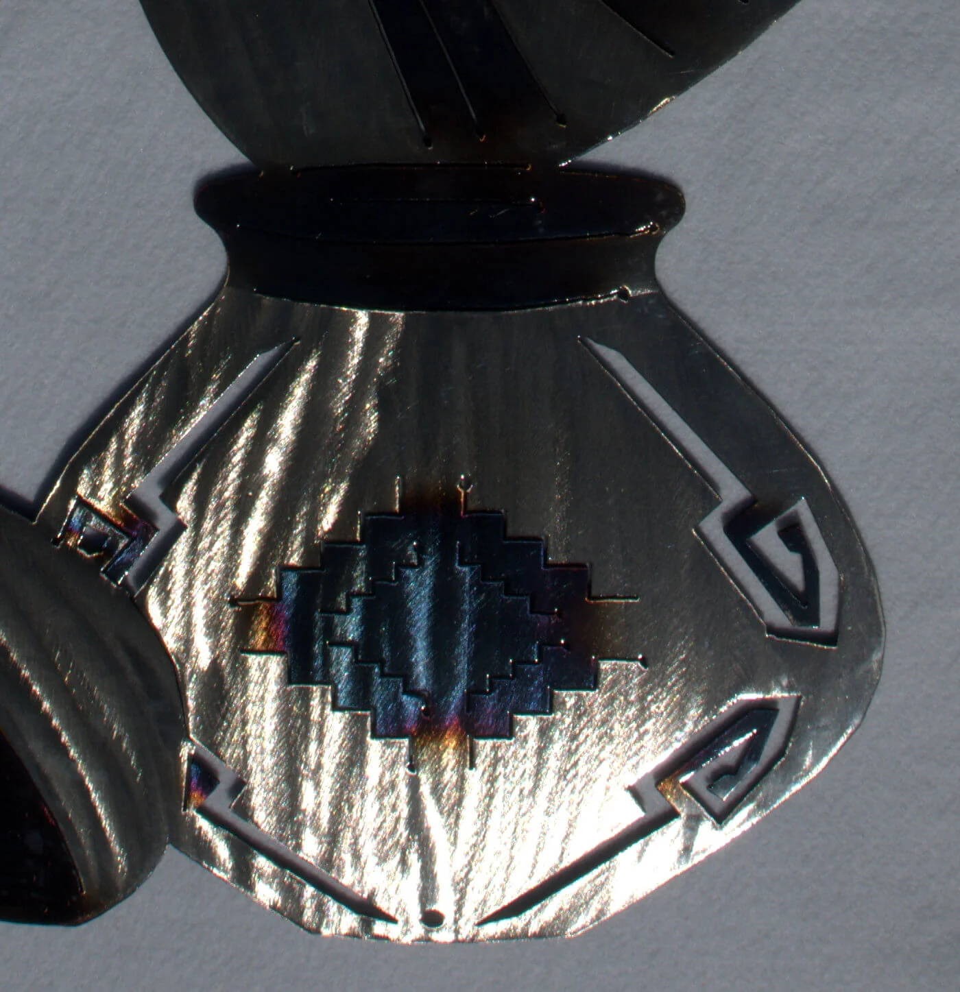 Five Vertical Aztec Pots 6