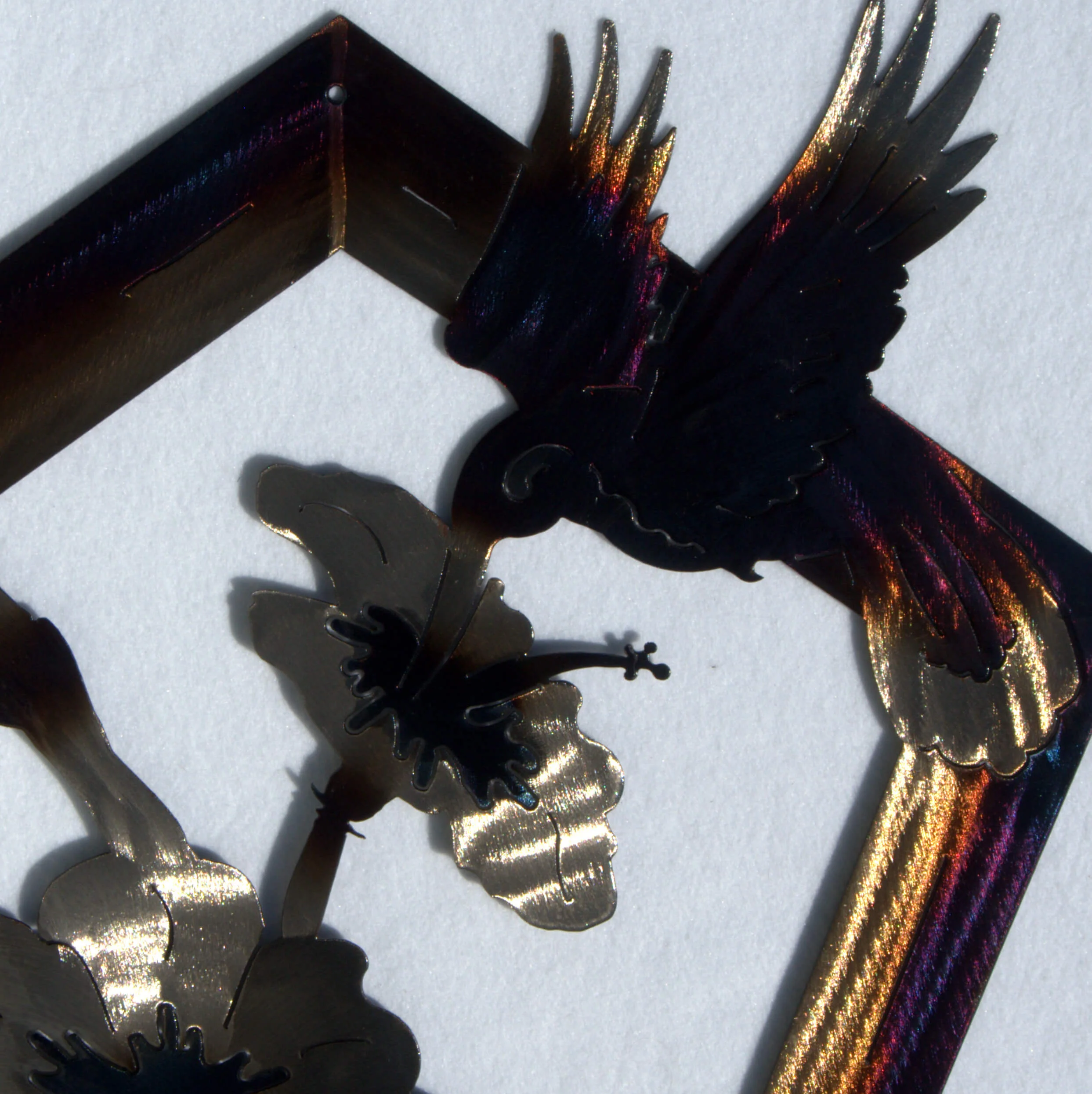 Hummingbird metal art 5