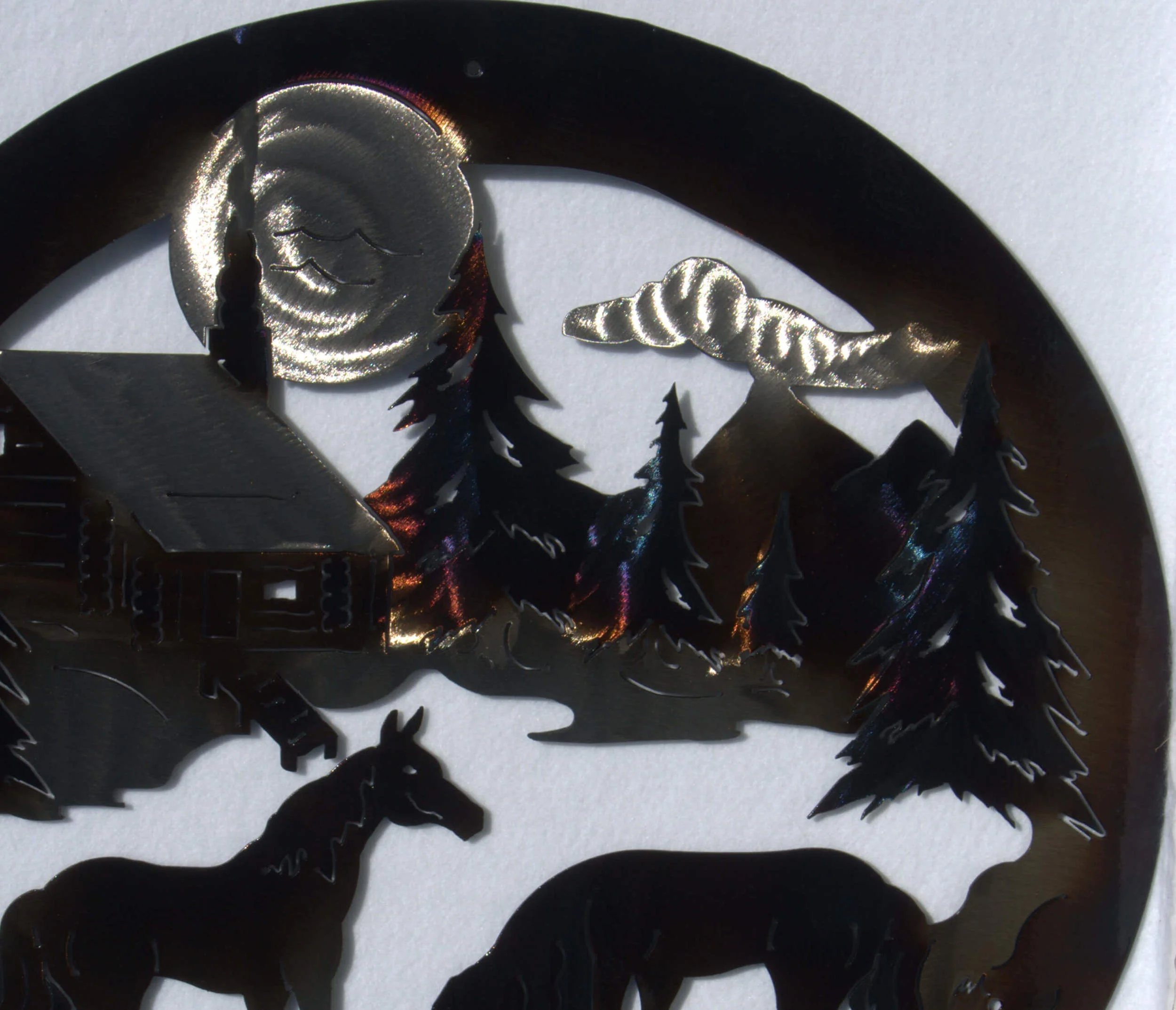 Grazing Horses wall art 9