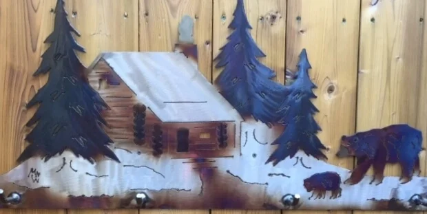 Bear coat rack