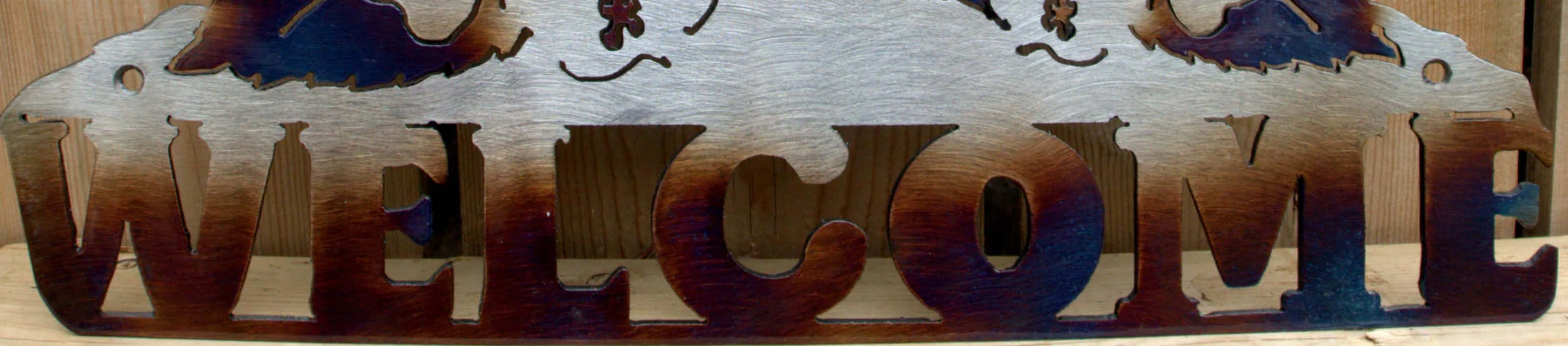 Hummingbird Welcome Sign 2