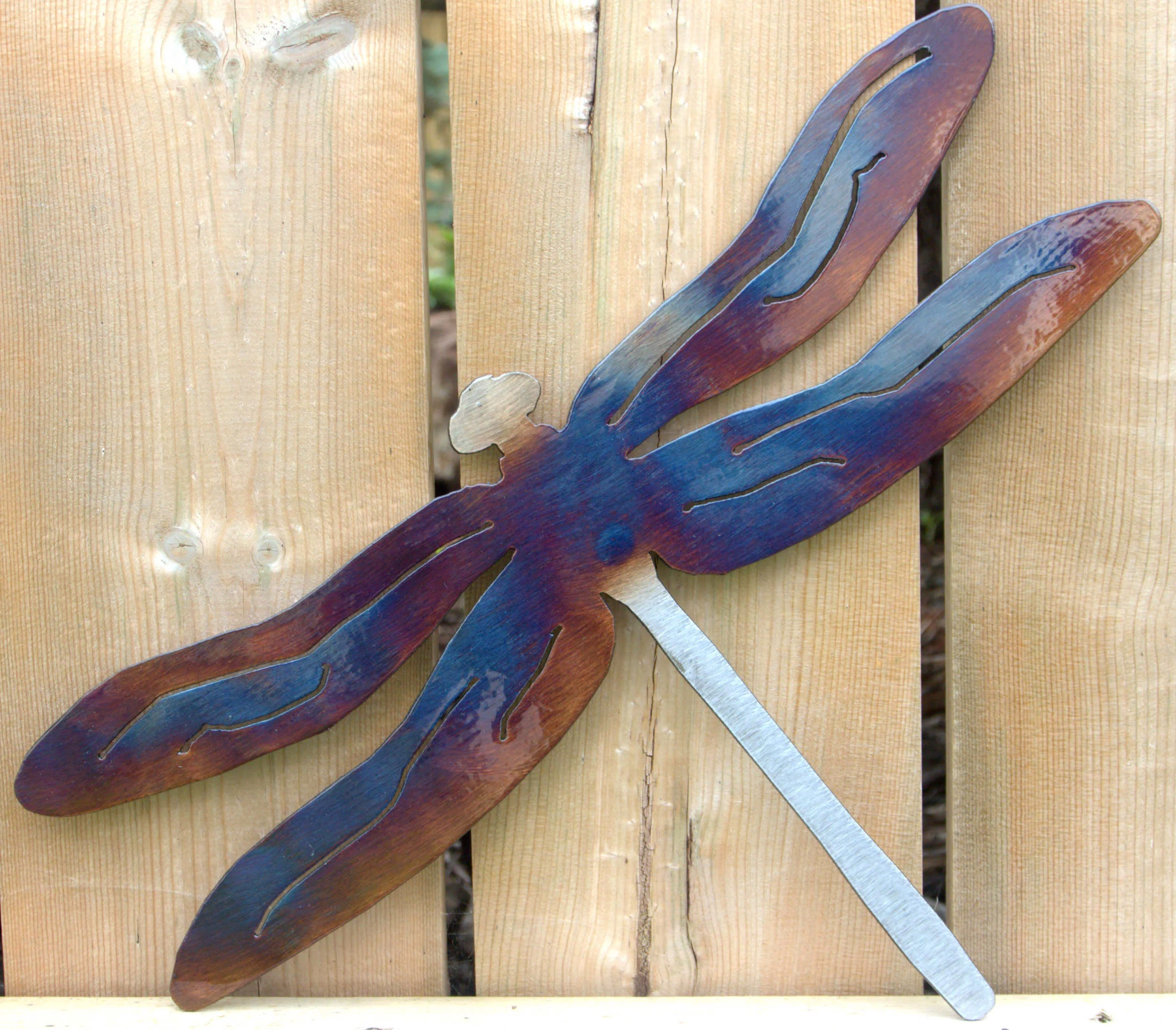 Dragonfly metal art