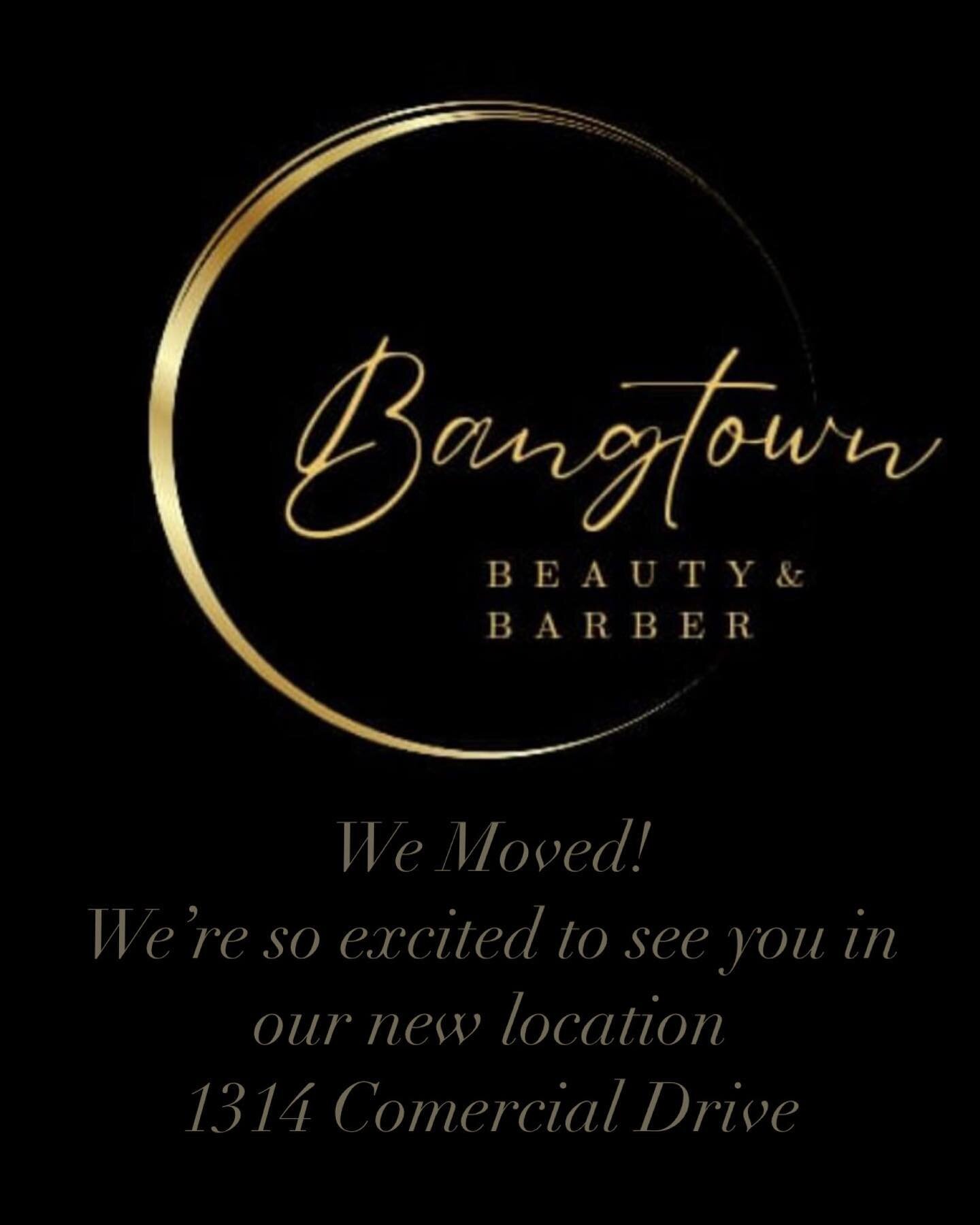 Exciting announcement from the Bangtown family! 

We have officially opened the doors to our new location, and we cannot wait to see you on the Drive! 

We&rsquo;re beyond excited to provide our valued clients with a new, fresh space, in a vibrant ne