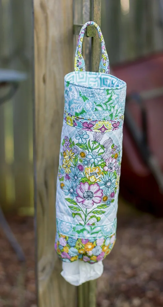 Plastic Bag Dispenser created and sold by GJR Designs on Etsy using Josephine Kimberling's Field Day fabric collection!