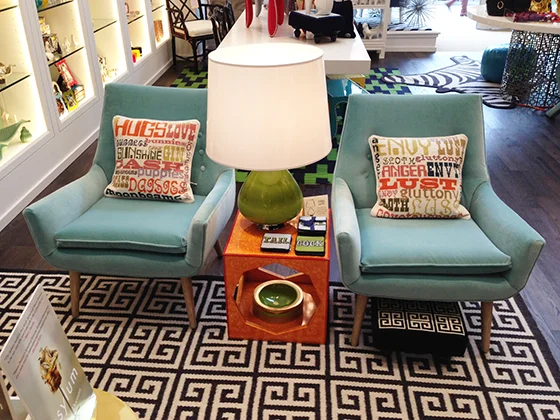 Inside the Jonathan Adler store in Seattle