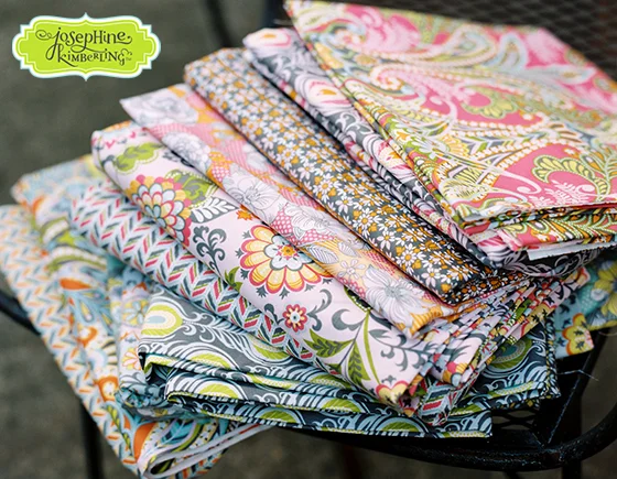 Josephine Kimberling's 'Caravan Dreams' fabric collection with Blend Fabrics