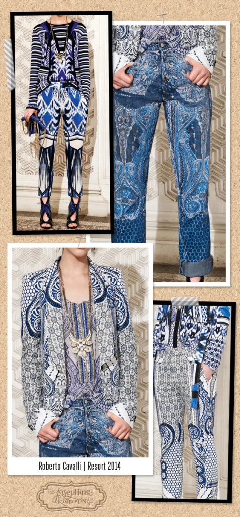 Roberto Cavalli Resort 2014 Runway on Josephine Kimberling's Blog