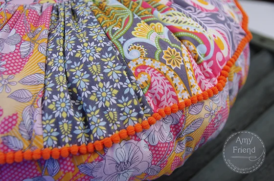 Bohemian Pillow Cover Sewing pattern by Amy Friend. Purchase at her Etsy shop, DuringQuietTime. Love how she's using my Caravan Dreams fabrics!