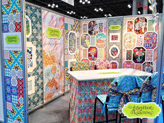 Josephine Kimberling's booth at Surtex 2014