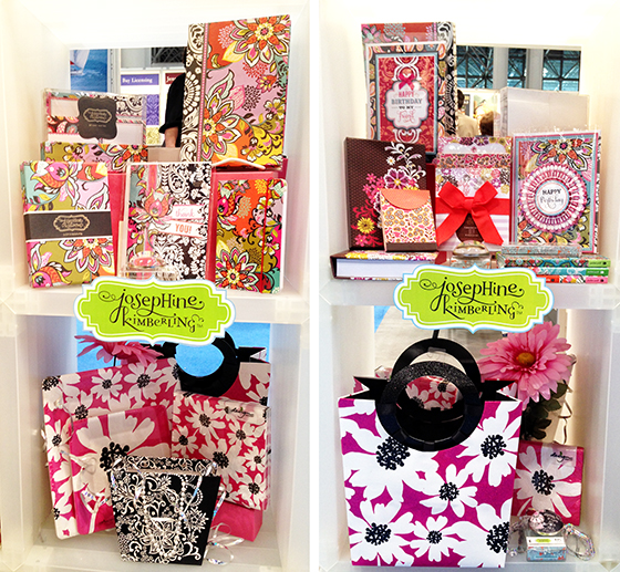 Josephine Kimberling's licensed products on showcase at Surtex 2014 in the MHS Licensing booth