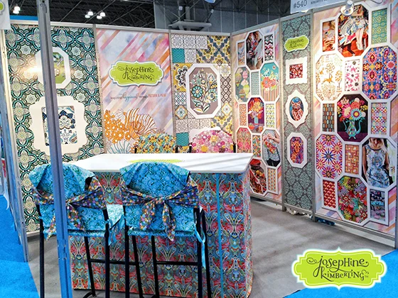Josephine Kimberling's booth at Surtex 2014