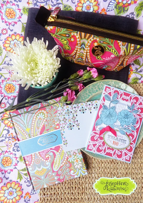 Josephine Kimberling's "Caravan Dreams" stationery collection with Blend / Anna Griffin