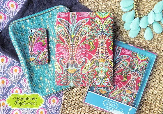 Josephine Kimberling's "Caravan Dreams" stationery collection with Blend / Anna Griffin