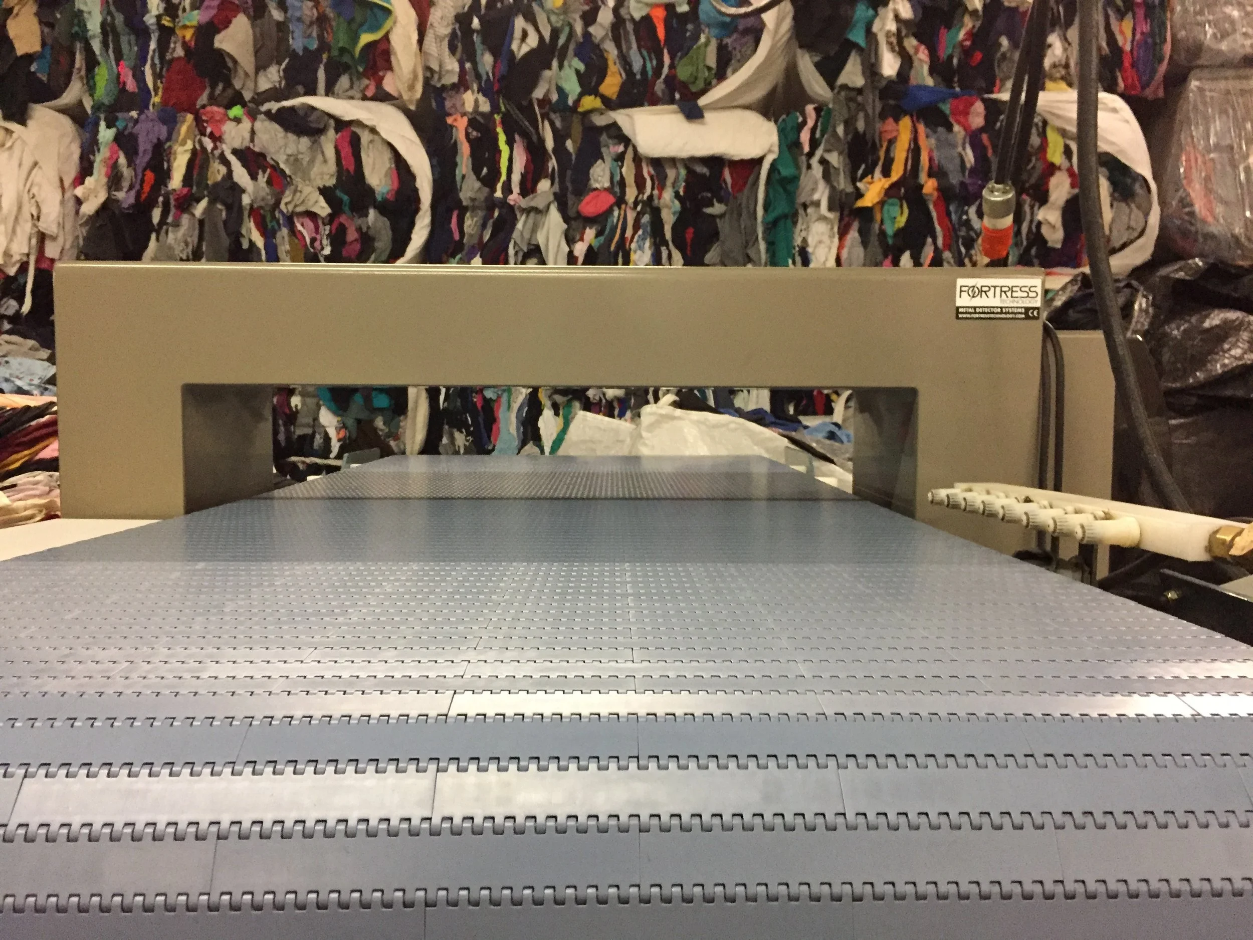 Recycled Rag Magnometer Conveyor 