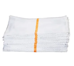 Route Ready Bar Mops - Optically white and packed in bags of 25 so you never have to pre-wash or recount them prior to use. 