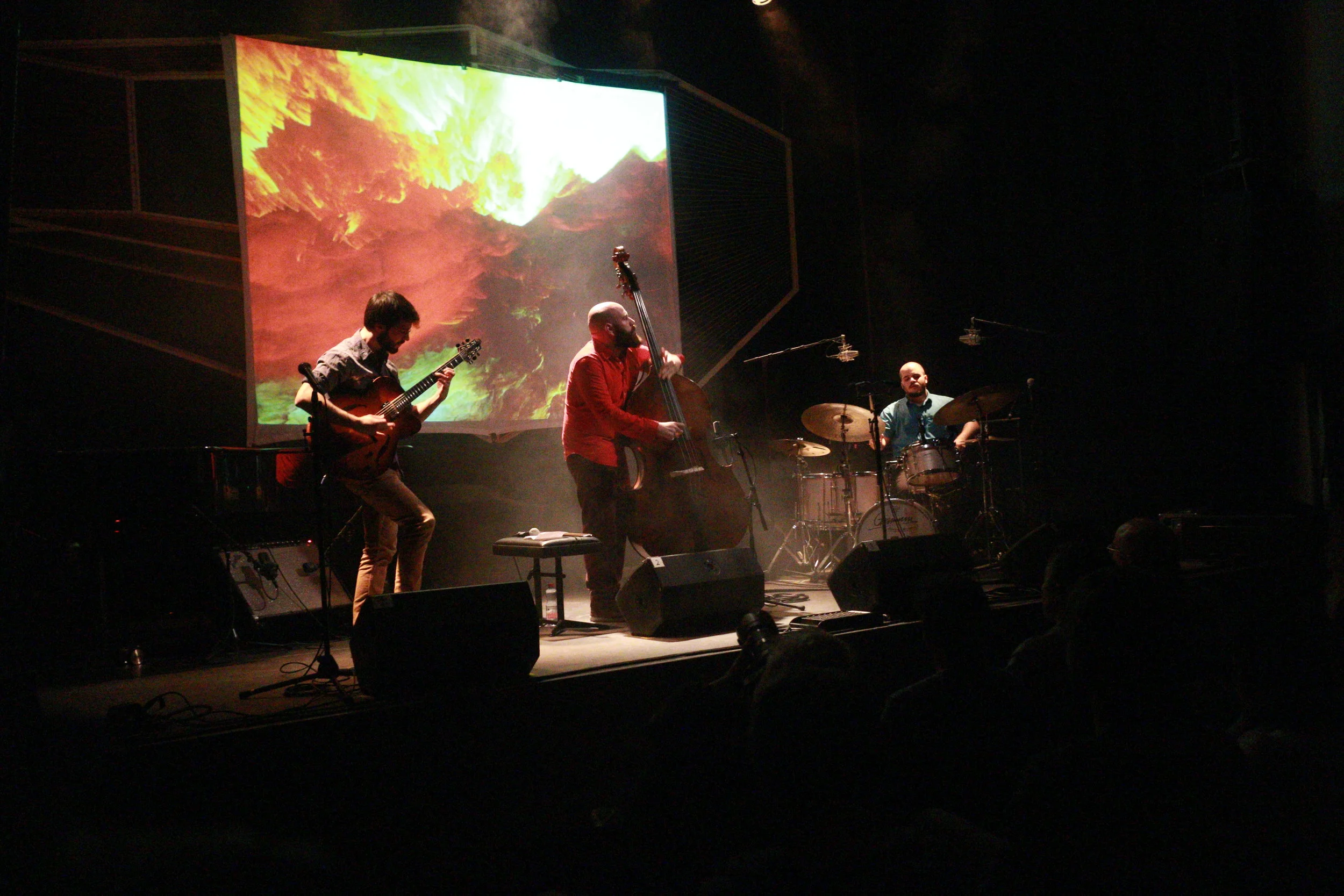  Jazzwerkstatt Festival, Bern, Switzerland. Visuals by Luis Sanz By Phelan Burgoyne 