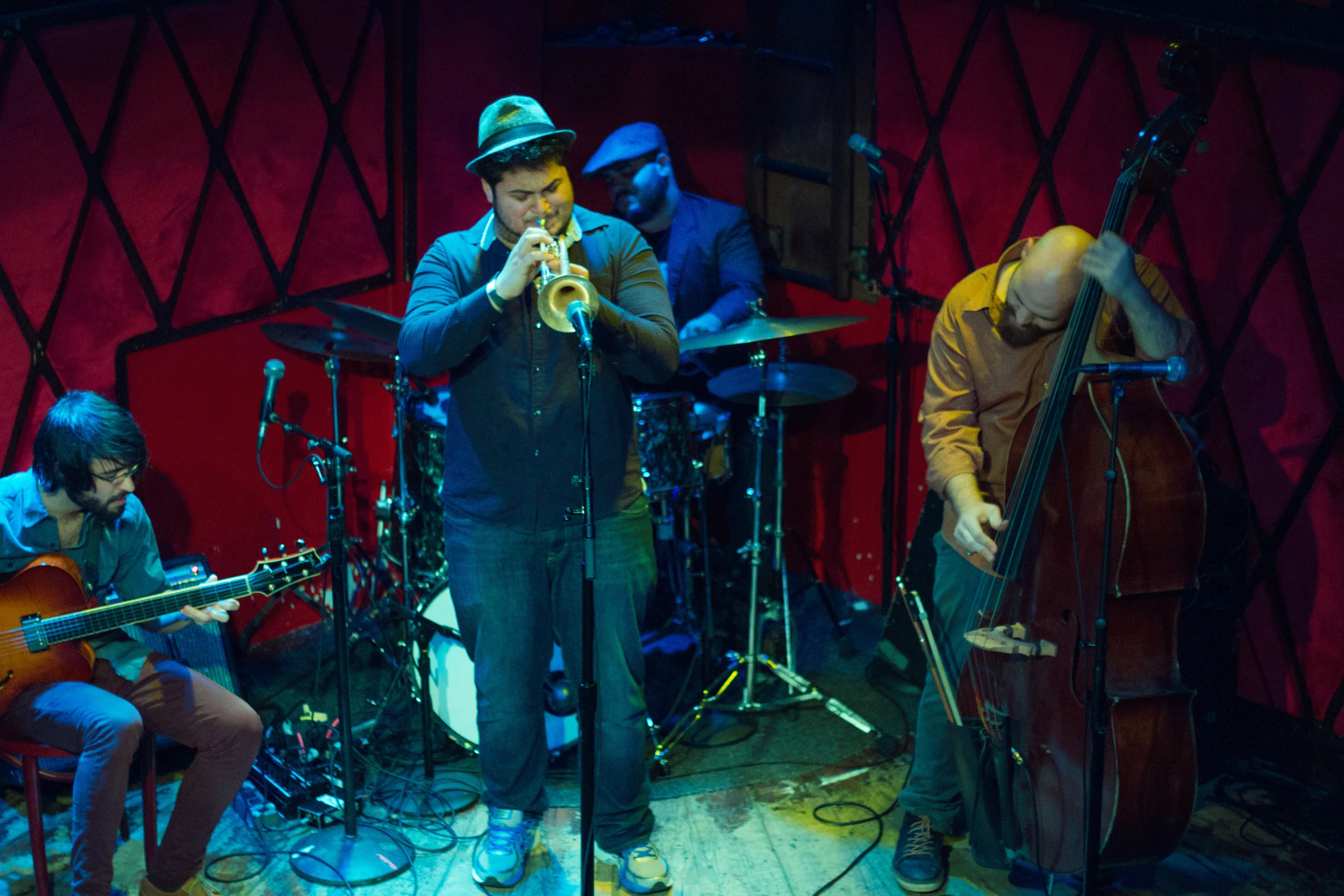 Live at Rockwood Music Hall, NYC, W/ trumpeter Adam O'Farrill By Noel Woodford