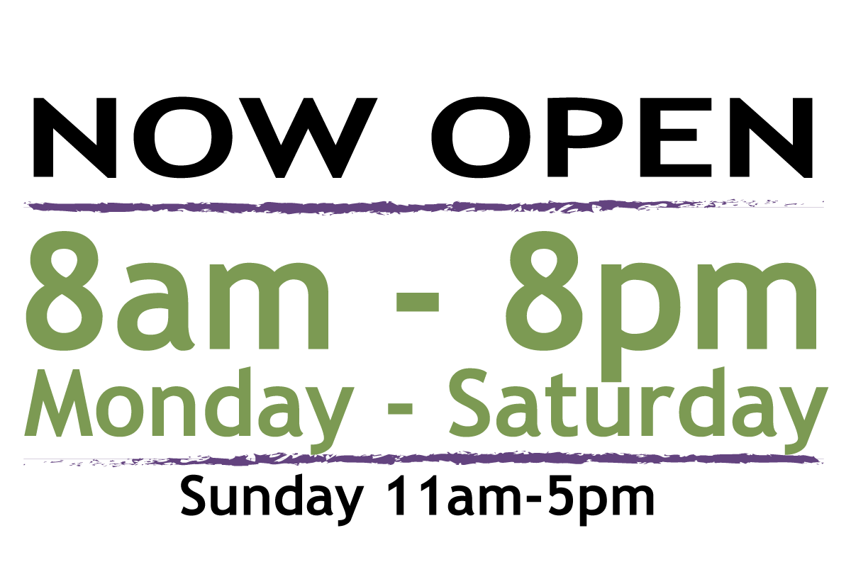 Extended Hours — Purple Porch Food Coop
