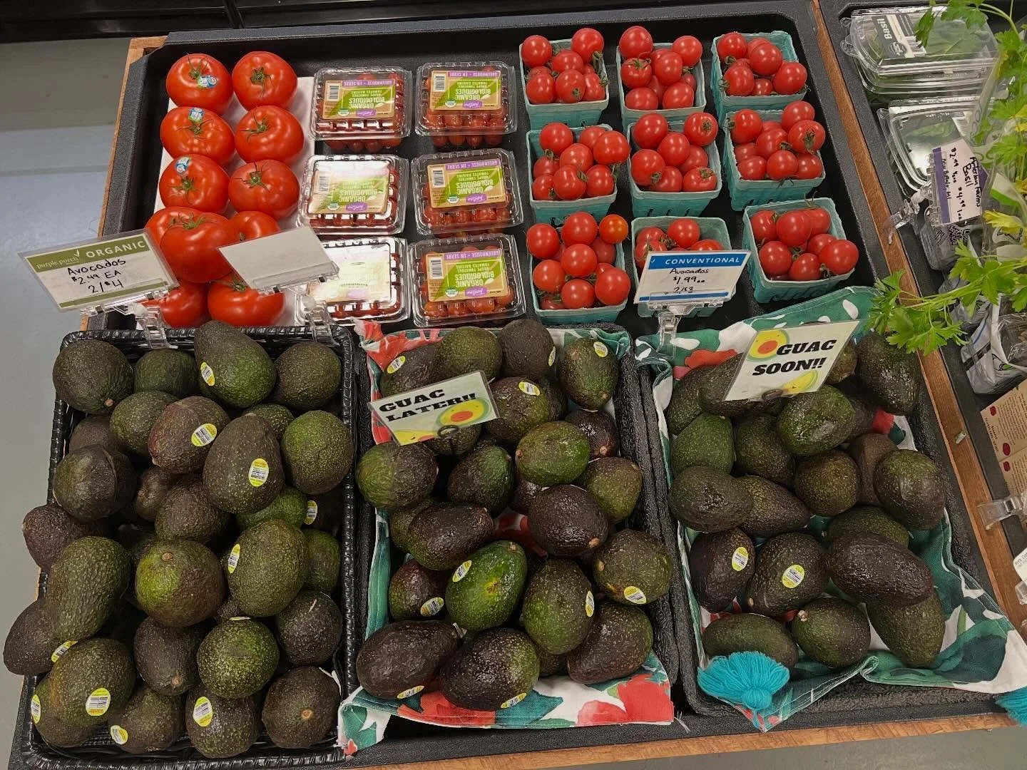 Can you count &lsquo;em all? 🍅🥑

We know you&rsquo;ve got a sharp eye, so go ahead and drop your best guess in the comments: how many tomatoes AND avocados do you spot in this photo? 👀

🕐 Heads up, Co-op fam: We&rsquo;ll be closing one hour early